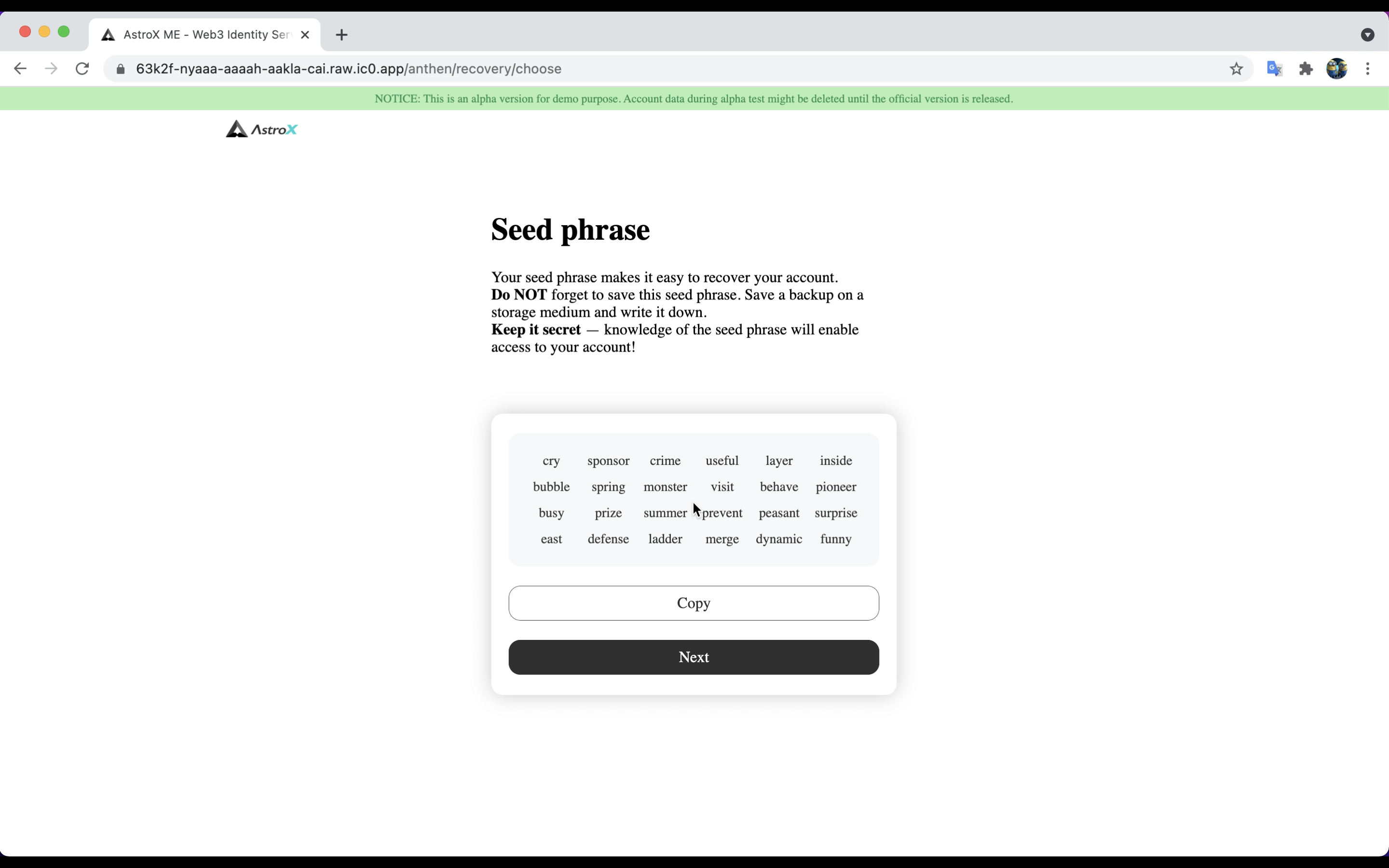 homepage